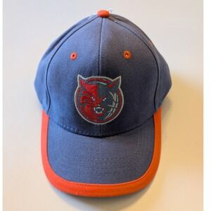 NBA Elevation Charlotte Bobcats Blue Orange Embroidered Strapback Baseball Hat‎